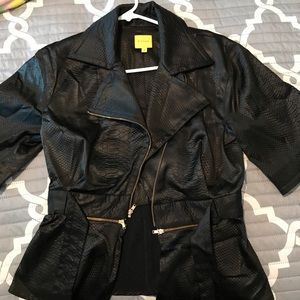 Aysha size 4 snakeskin jacket